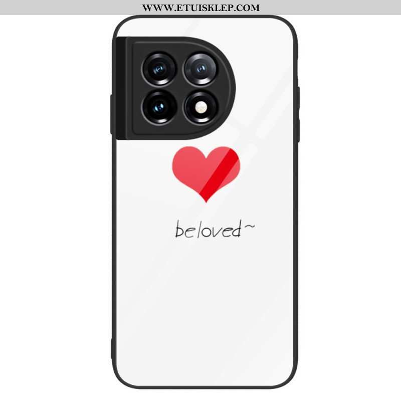 Etui do OnePlus 11 5G Serce Ze Szkła Hartowanego